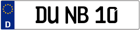 Truck License Plate